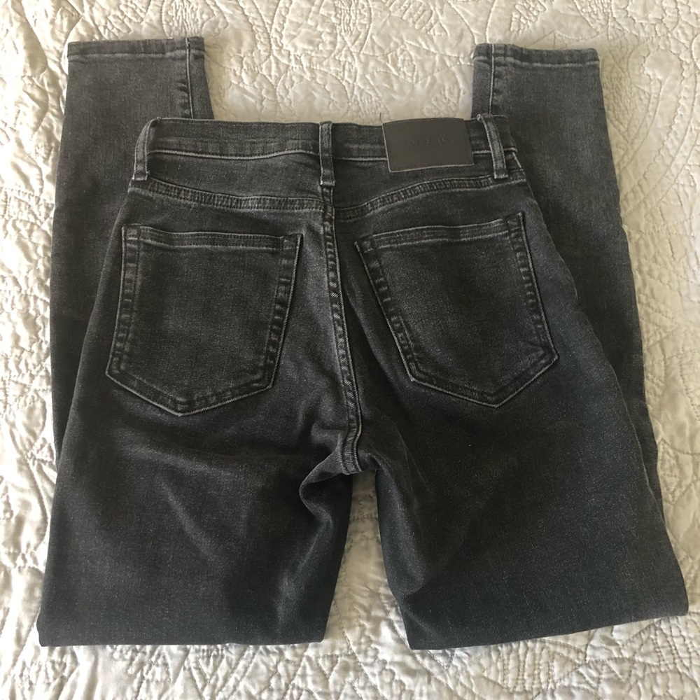 Everlane Stretch High Rise Skinny Button Fly - Picture 6 of 7